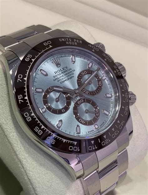 Rolex daytona ice blue dial